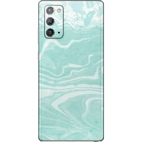 Mint Marbling Galaxy Note20 5G Skin